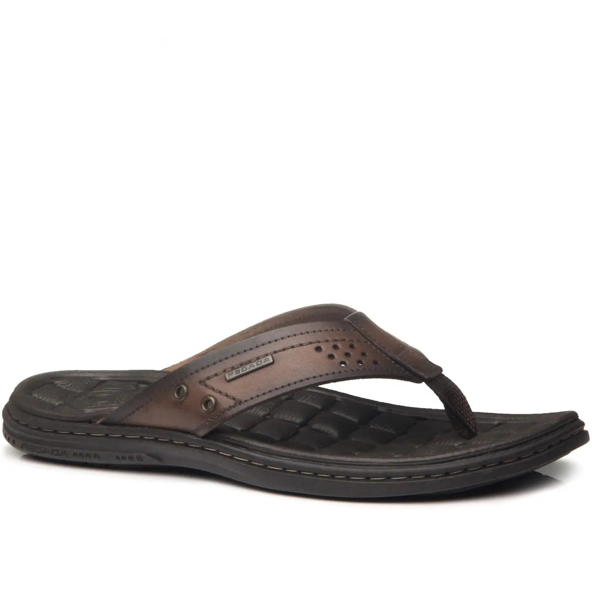 Sapatênis Ortopédico Masculino Pegada Couro Natural + Chinelo de Brinde - Promoção no Pix