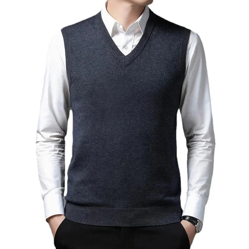 Colete Masculino de Lã - Elegância e Conforto