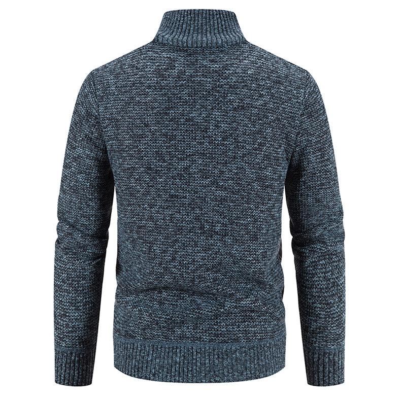Jaqueta Puffer Masculina com Manga em Lã