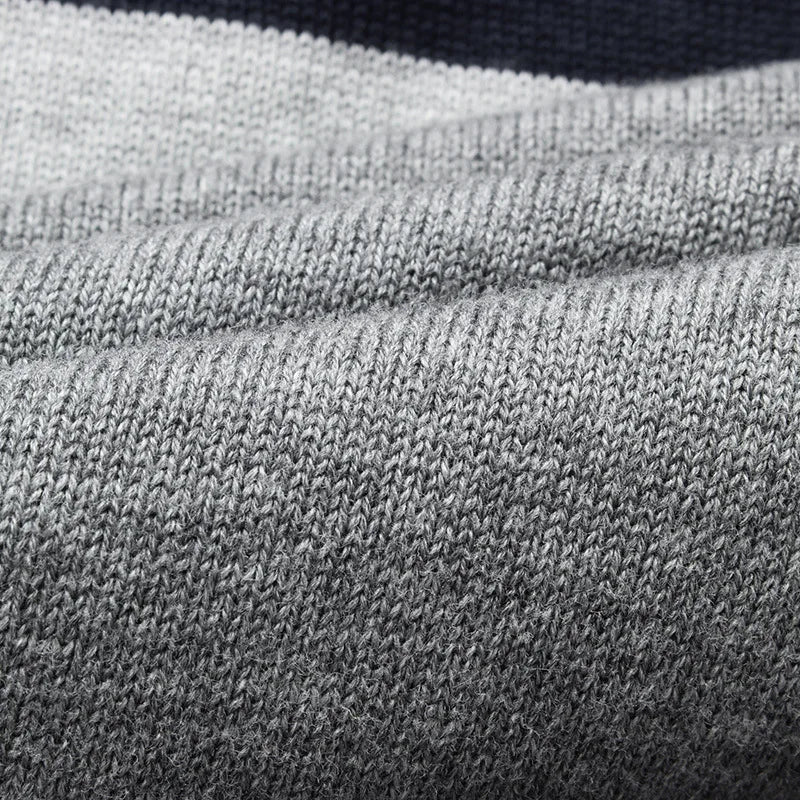 Suéter Masculino Listrado Slim Fit