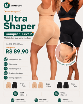 Modeladora Luxo Original Ultra Shaper Conforto Empina Bumbum - Promoção