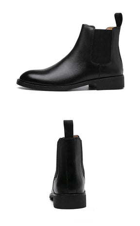 Bota Masculina de Couro Elegance - Conforto e Estilo para o Inverno