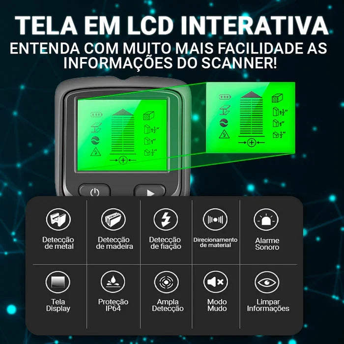 Kit Precisão Imperdível - Trena Laser + Scanner de Parede | Promoção no Pix