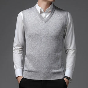 Colete Masculino de Lã - Elegância e Conforto