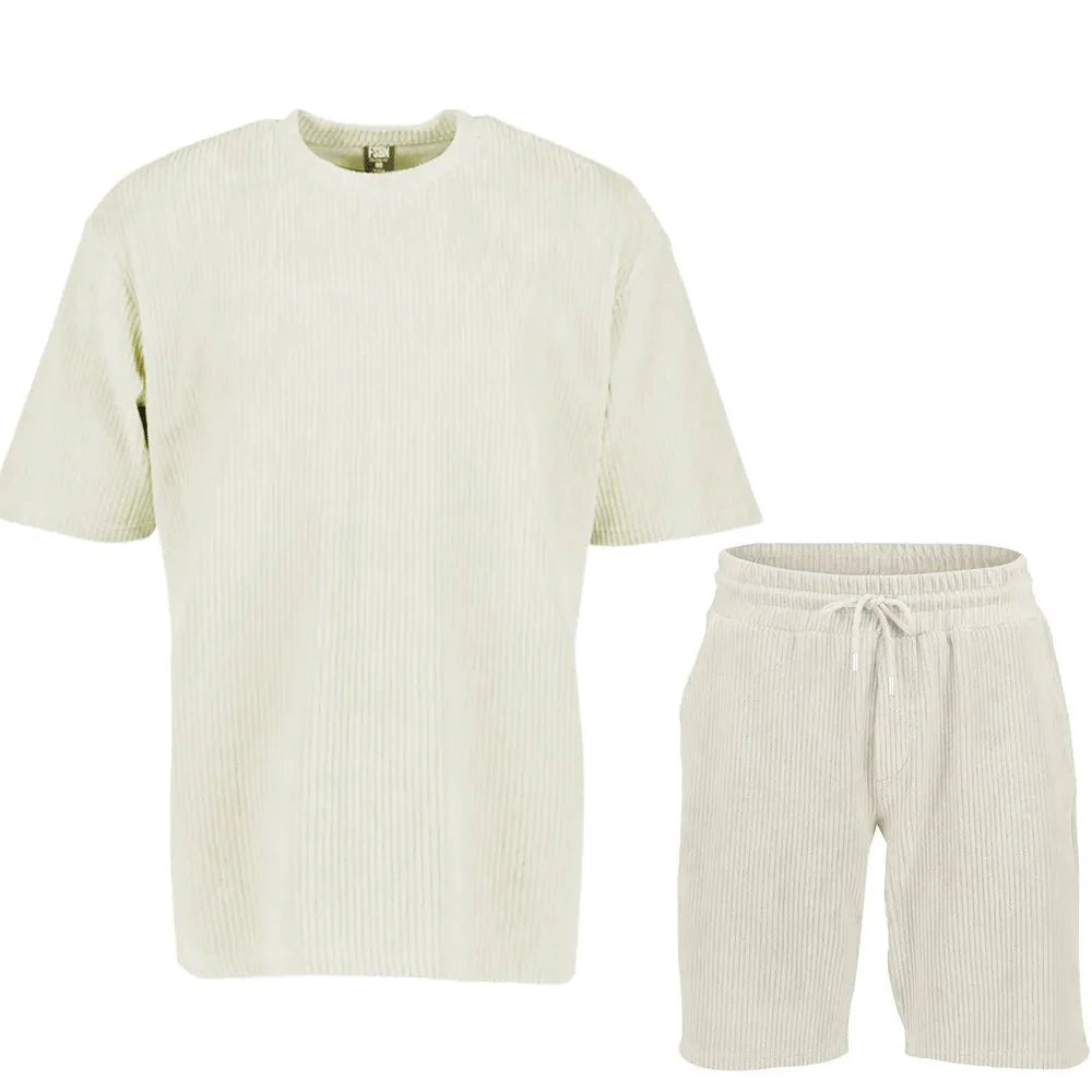 Conjunto Masculino Casual Bermuda e Camiseta