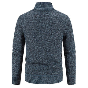 Jaqueta Puffer Masculina com Manga em Lã