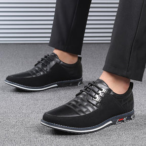 Sapato Casual de Couro Masculino - Clássico Moderno