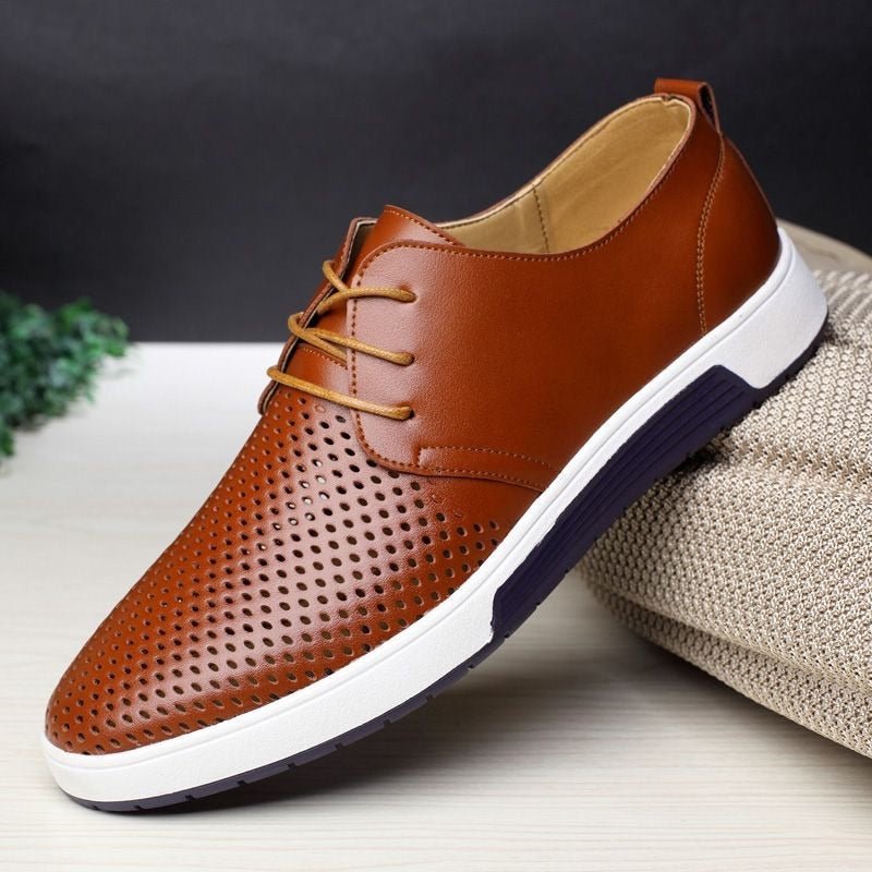 Sapato Casual Masculino de Couro - Elegância e Conforto