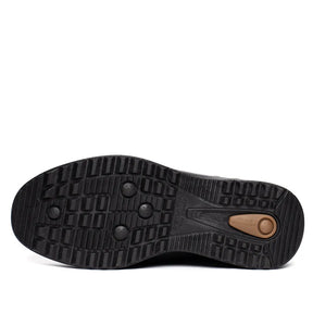 Sapatênis Ortopédico Masculino Pegada Couro Natural + Chinelo de Brinde - Promoção no Pix