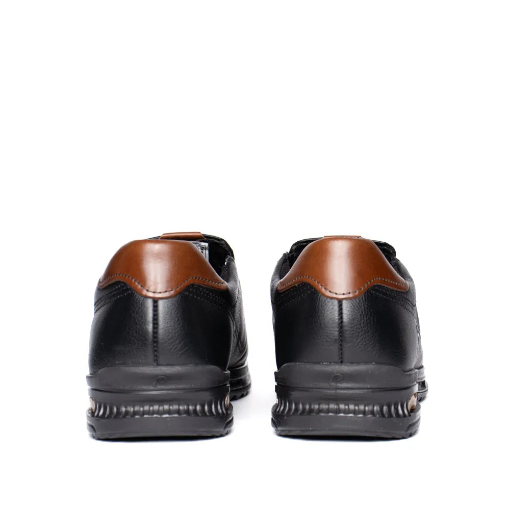 Sapatênis Ortopédico Masculino Pegada Couro Natural + Chinelo de Brinde - Promoção no Pix