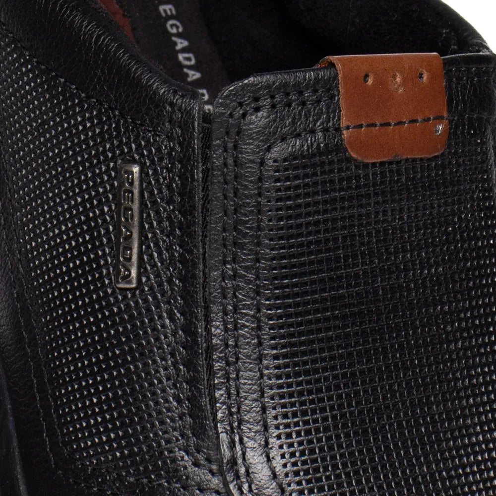 Sapatênis Ortopédico Masculino Pegada Couro Natural + Chinelo de Brinde - Promoção no Pix