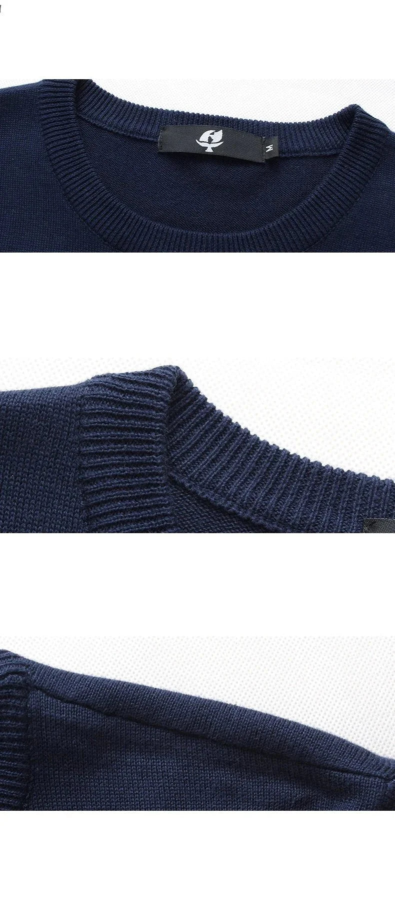 Suéter Masculino Listrado Slim Fit